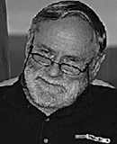 Black and white photo of a man, Robert Hinshaw